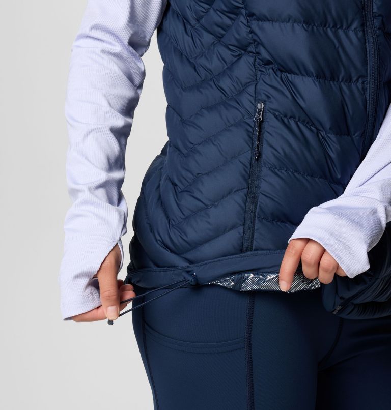 Gilet Isolé Powder Lite II Femme, Color: Collegiate Navy, image 9