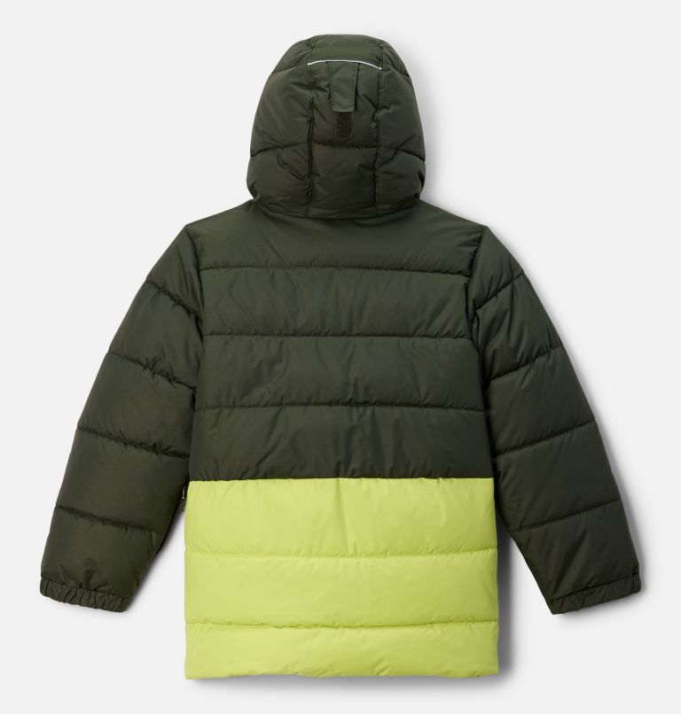 Boys' Arctic Blast II Insulated Ski Jacket, Color: Greenscape, Voltage, image 2