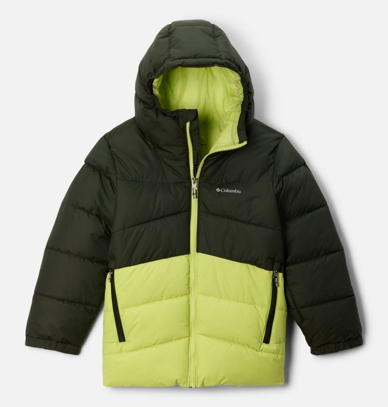 Boys' Arctic Blast II Insulated Ski Jacket, Color: Greenscape, Voltage, image 1