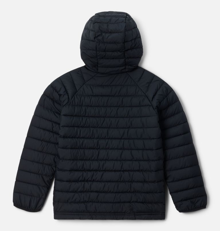 Powder Lite II isolierte Jacke mit Kapuze für Mädchen, Color: Black, image 2