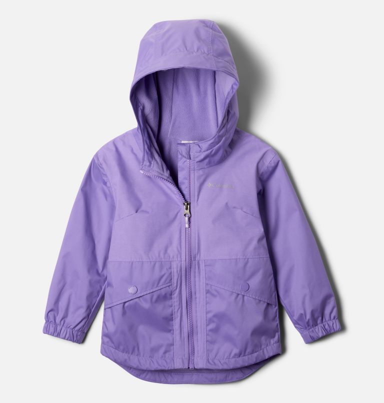 Toute-petite Manteau doublé avec doublure intérieure en laine polaire Rainy Trails II, Color: Paisley Purple, image 1