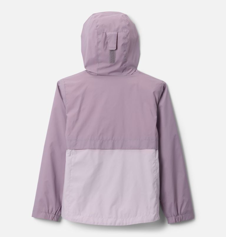 Girls' Rain-Zilla II Jacket, Color: Shale Purple, Lavender Pearl, image 2