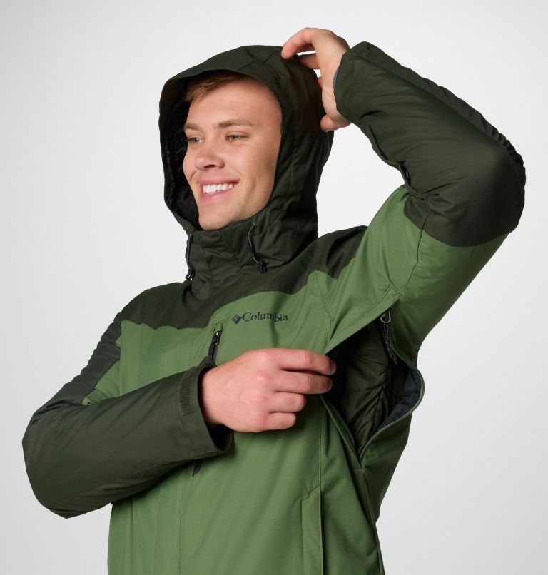 Men's Whirlibird V Interchange Jacket, Color: Canteen, Greenscape, image 6