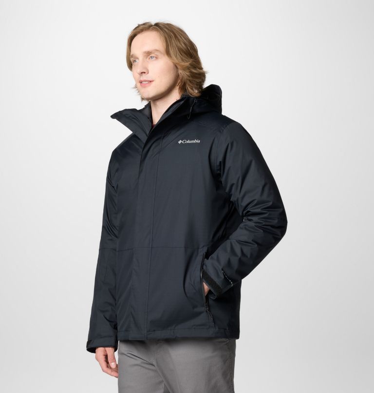 Veste Isolée Imperméable 3-en-1 Point Park Homme, Color: Black, image 4