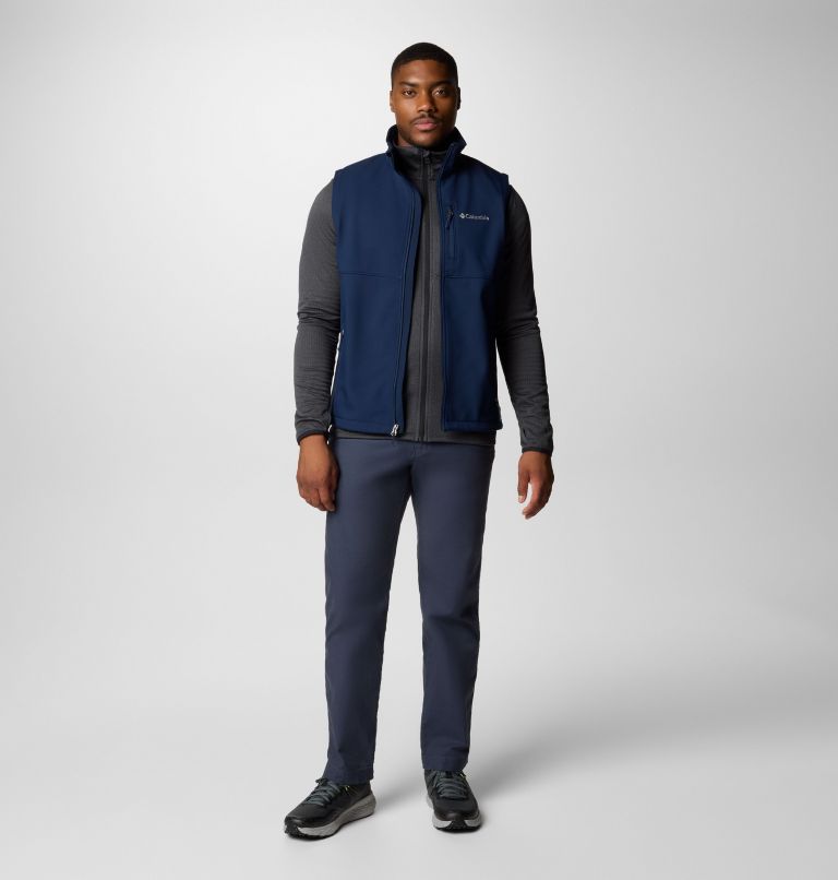Men's Ascender II Softshell Vest, Color: Collegiate Navy, image 2