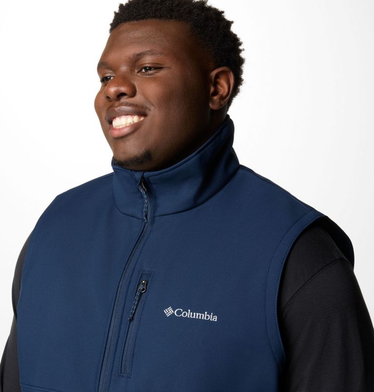 Men's Ascender II Softshell Hiking Gilet - Extended Size, Color: Collegiate Navy, image 5
