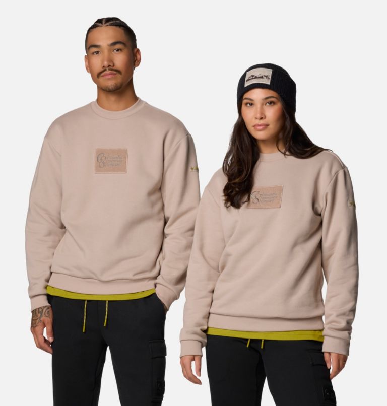 Sweat-shirt en Polaire Wallowa Unisexe, Color: Crushed Clay, image 1