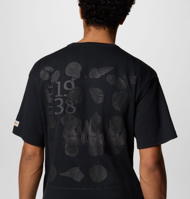 T-shirt Graphique Wallowa Unisexe, Color: Black, Seashells, image 7