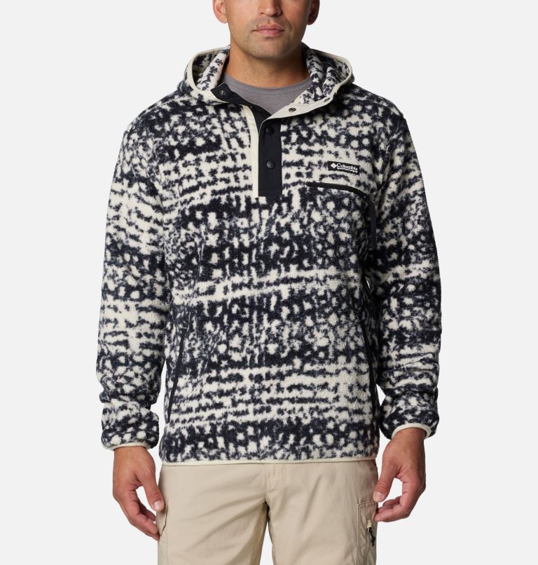 Men's Helvetia Hoodie, Color: Black Stippled Stripe, image 1