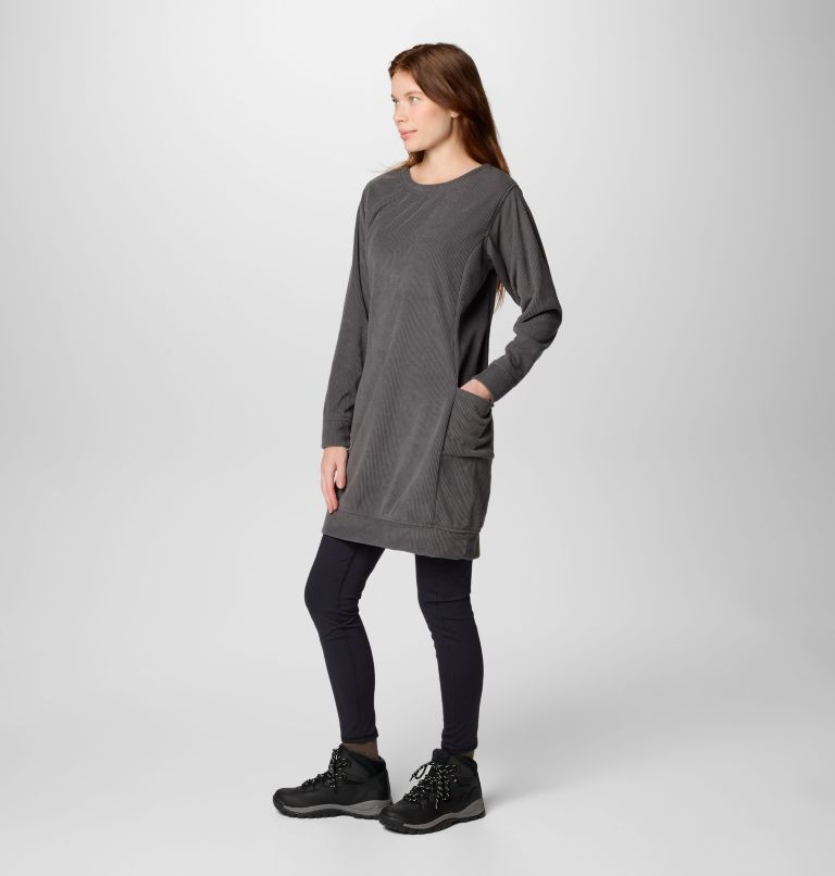 Robe en laine polaire Blue Point Creek Femme | 011 | S, Color: Shark, image 4