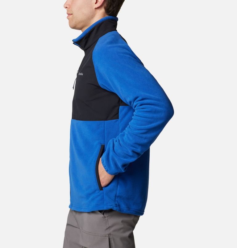 Veste Polaire Sage Peak Homme, Color: Mountain Blue, Black, image 3