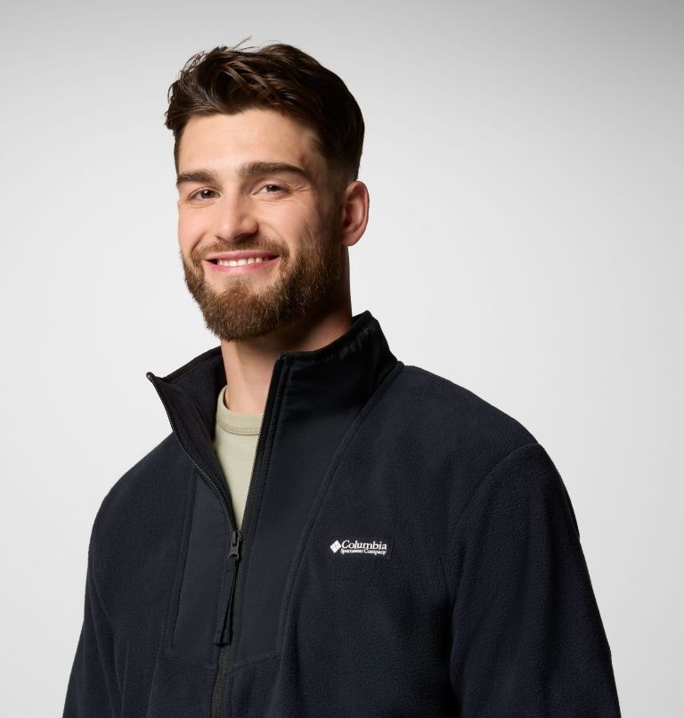 Men's Sequoia Grove Fleece Jacket, Color: Black, image 5