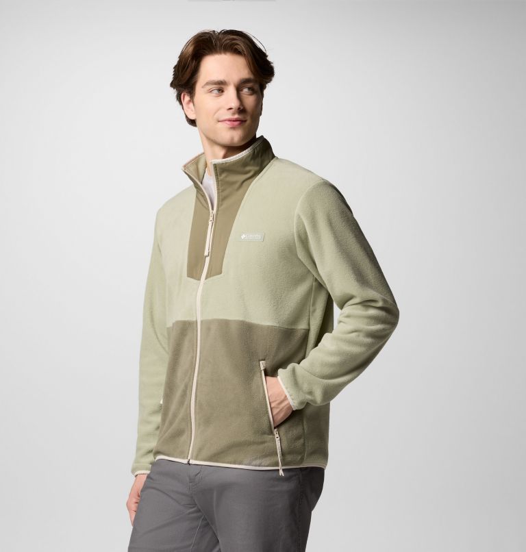 Chaqueta de forro polar Sequoia Grove para hombre, Color: Safari, Stone Green, image 4
