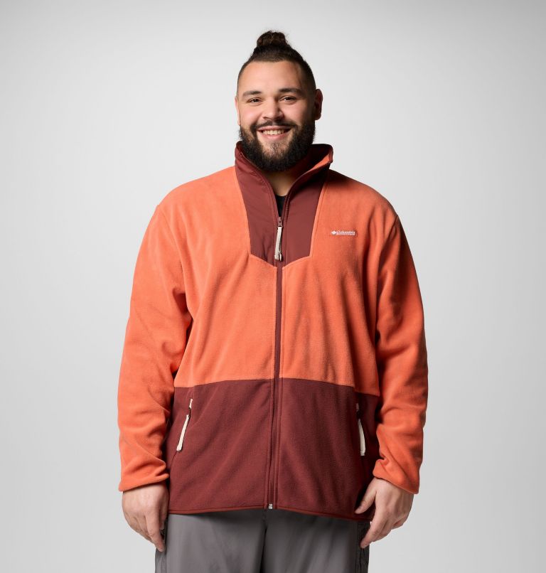 Men's Sequoia Grove Fleece Jacket - Extended Size, Color: Tuscan, Spice, image 1