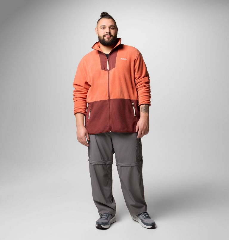 Men's Sequoia Grove Fleece Jacket - Extended Size, Color: Tuscan, Spice, image 2