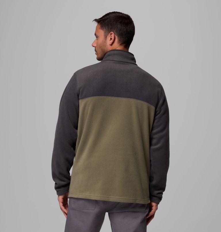 Polaire Semi-boutonnée Steens Mountain II Homme, Color: Stone Green, Shark, image 3