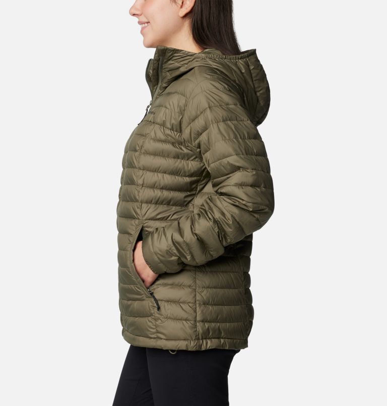 Silver Falls II isolierte Jacke mit Kapuze für Frauen, Color: Stone Green, image 3