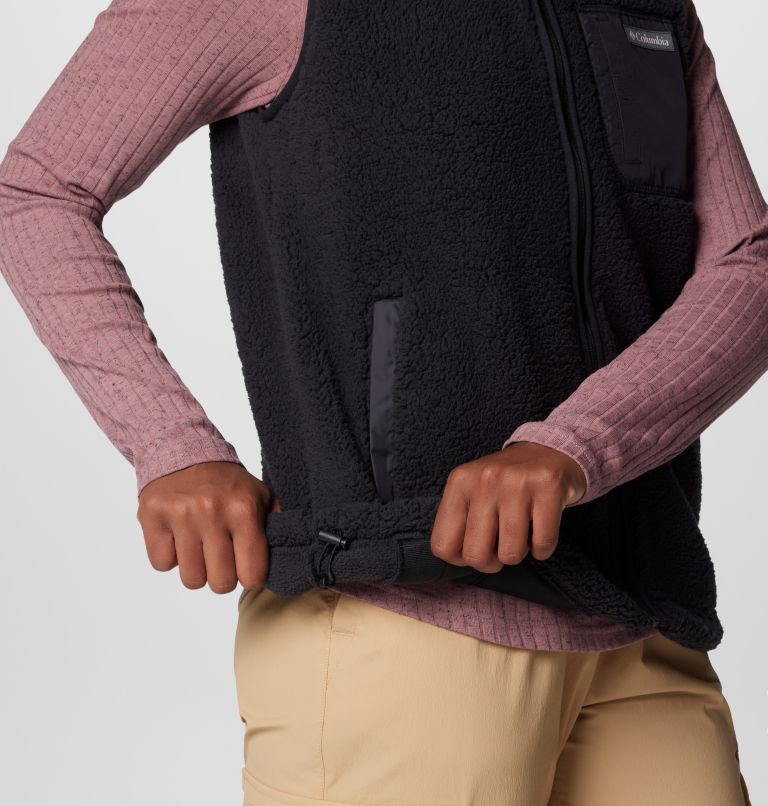West Bend II Sherpa Fleece-Weste für Frauen, Color: Black, image 6