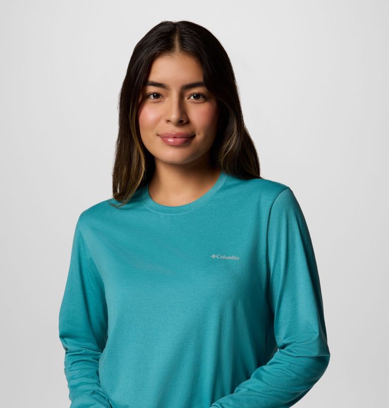 T-shirt à manches longues Canyonland Trail pour femme, Color: Teal, image 4