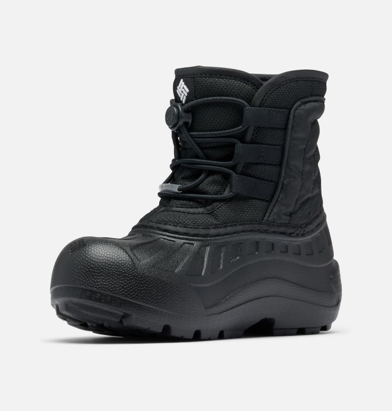 Youth Powderbug Snowlite Lace Snow Boot, Color: Black, White, image 7