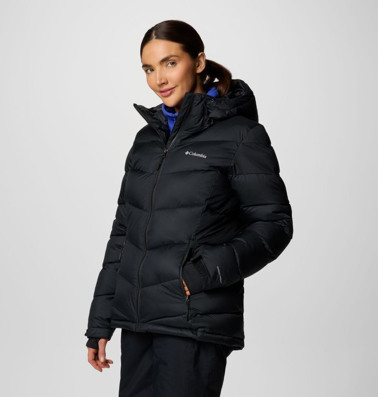 Women's Abbott Peak Insulated Waterproof Ski Jacket, Color: Black, image 4