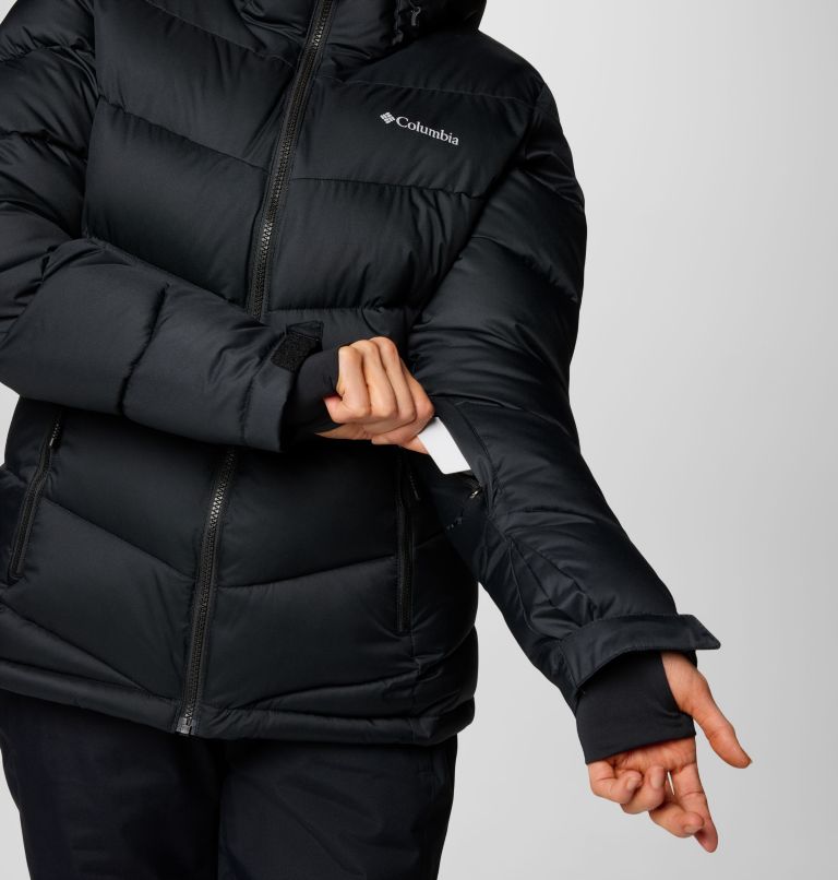 Women's Abbott Peak Insulated Waterproof Ski Jacket, Color: Black, image 9