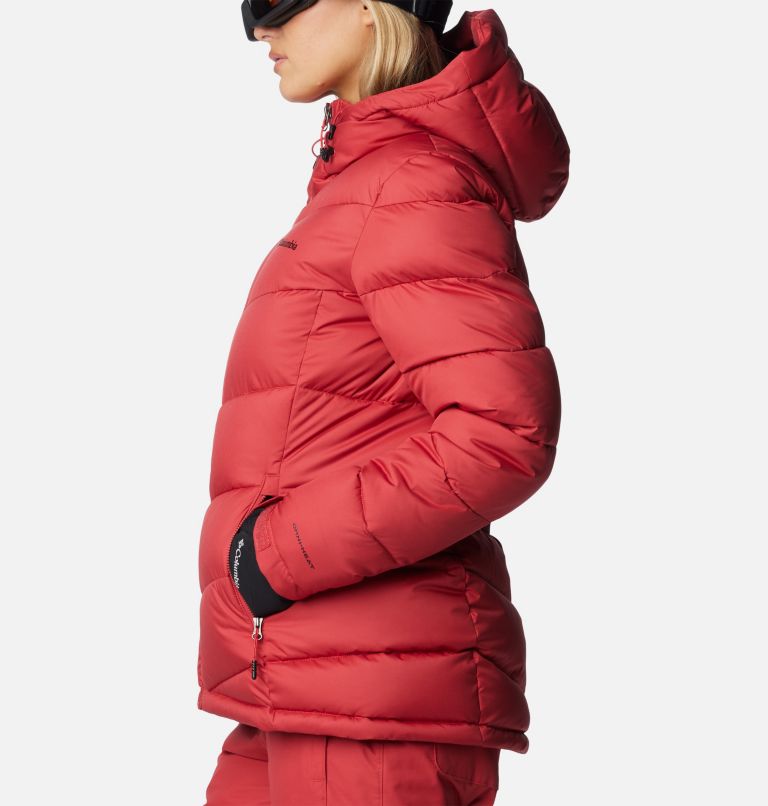 Women's Abbott Peak Insulated Waterproof Ski Jacket, Color: Daredevil, image 3