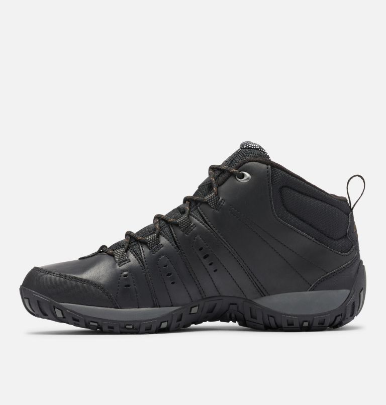 Men's Woodburn III Mid Omni-Heat Waterproof Leather Walking Shoe, Color: Black, Goldenrod, image 5