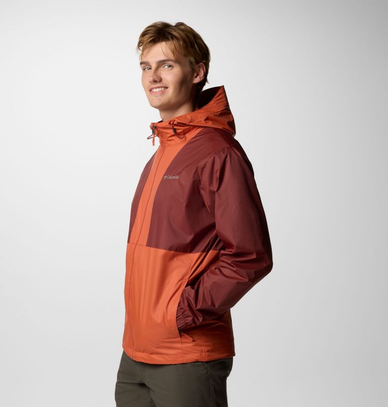 Men's Glenbrook Bend Rain Jacket, Color: Spice, Tuscan, image 4