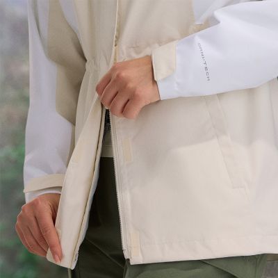 Close up of the 2 way zipper