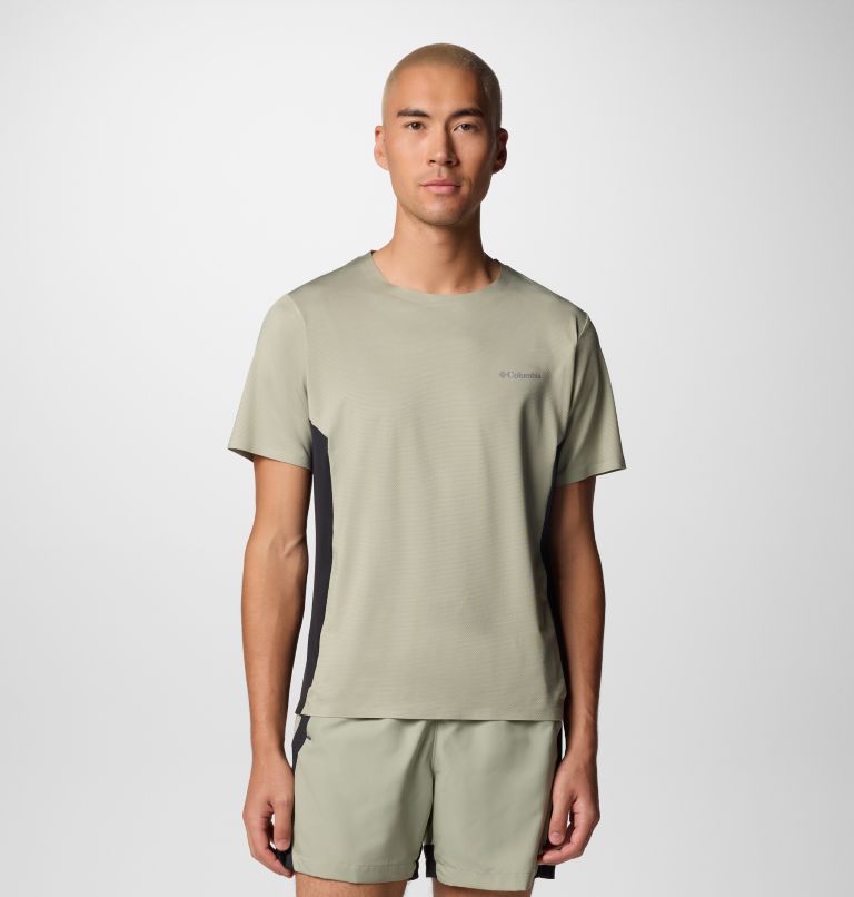 T-shirt Technique Three Pitch Homme, Color: Safari, Black, image 1