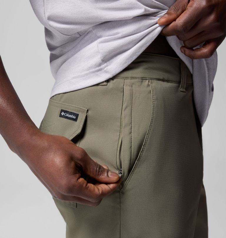 Pantaloncini da hiking Tech Trail Utility da uomo, Color: Stone Green, image 7