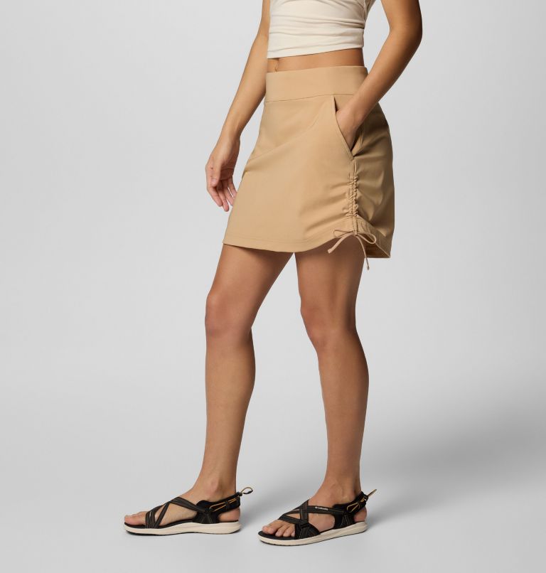 Women's All Seasons Ruched Skort, Color: Canoe, image 3