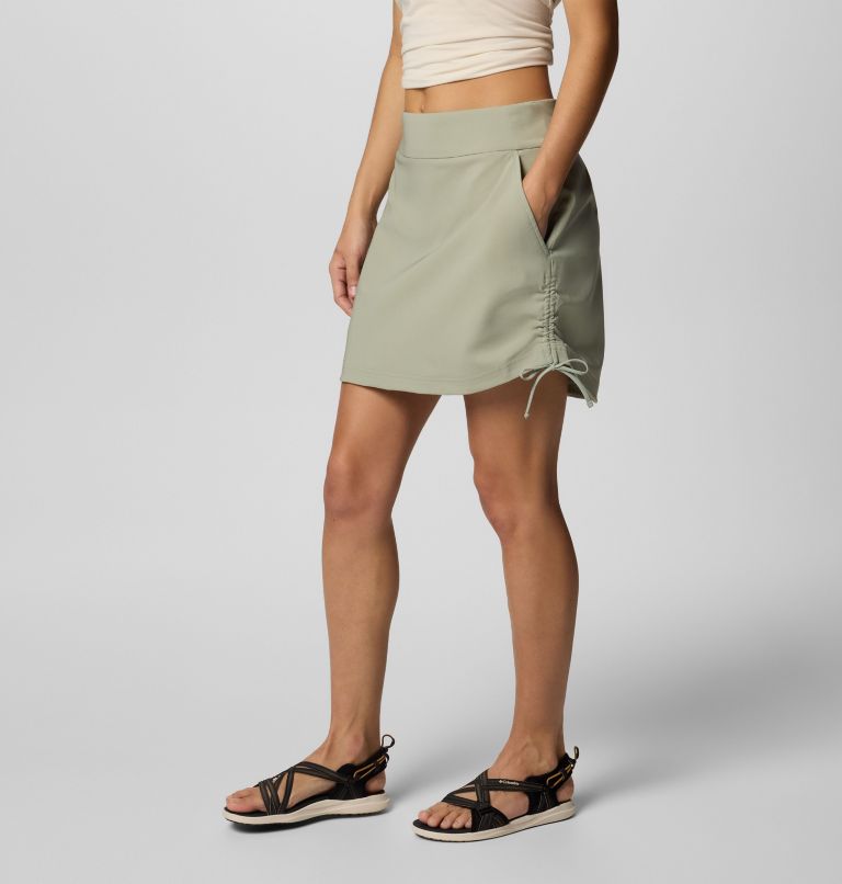 Women's All Seasons Ruched Skort, Color: Safari, image 3