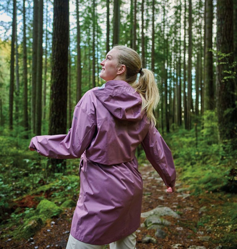 Chaqueta larga e impermeable Weekend Adventure II para mujer, Color: Fig, image 9