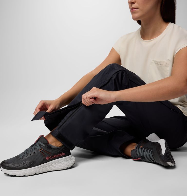 Pantalones de senderismo impermeables Pouring Adventure III para mujer, Color: Black, image 6