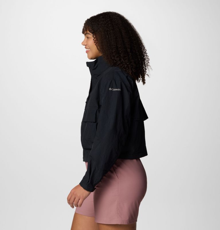 Coupe-vent Court Cargo Paracutie Femme, Color: Black, image 3