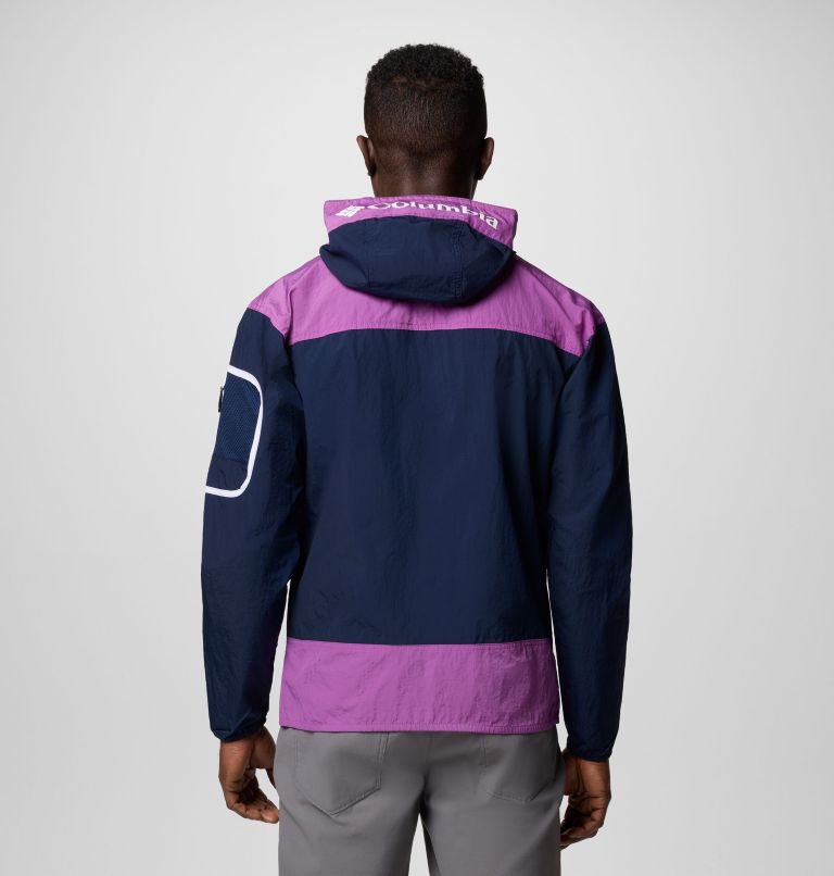 Anorak Coupe-vent Challenger Homme, Color: Coll Navy, Razzle, image 3