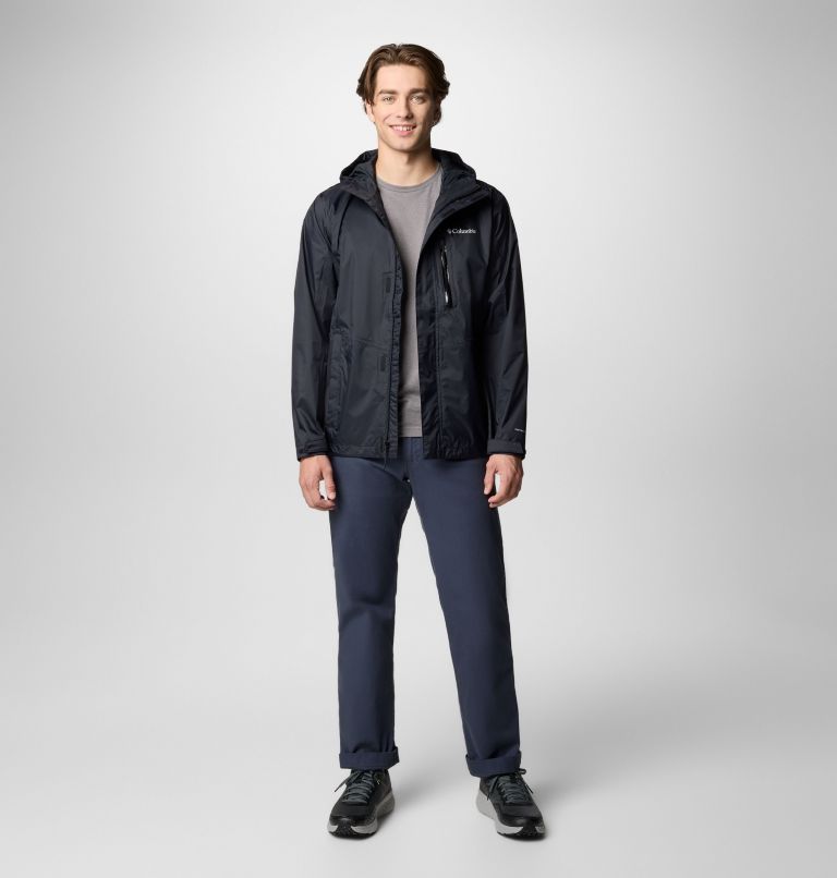 Men's Pouring Adventure III Waterproof Hiking Jacket, Color: Black, image 2