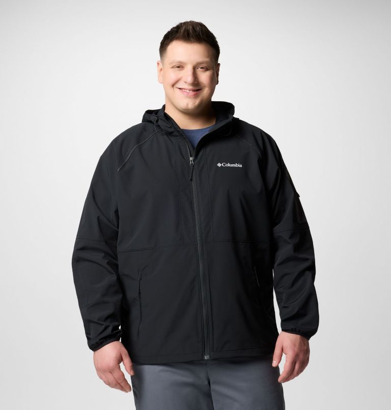 Tall Heights II Softshell Jacke mit Kapuze für Männer – erweiterte Größenauswahl, Color: Black, image 1