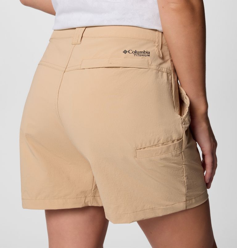 Shorts de senderismo Summit Valley II para mujer, Color: Canoe, image 6