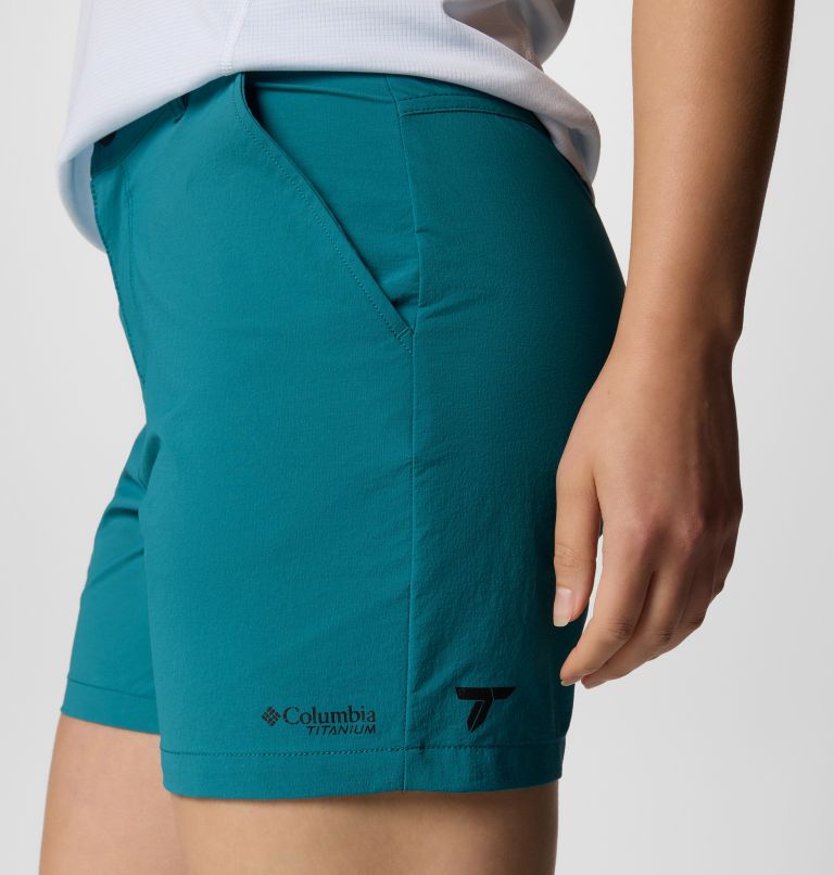 Short de Randonnée Summit Valley II Femme, Color: River Blue, image 6