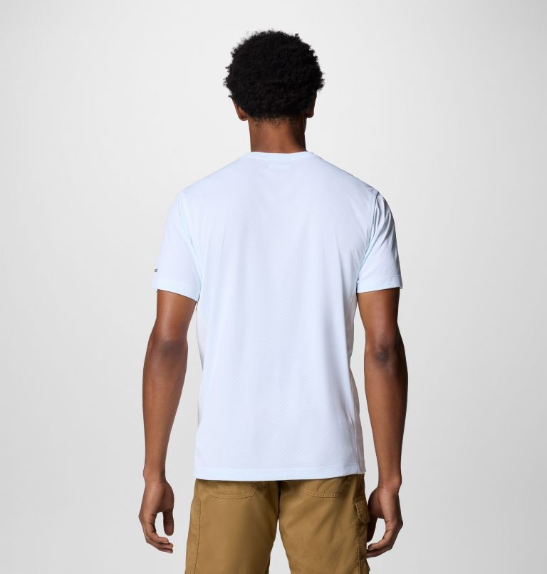 Men's Zero Rules Light Graphic Technical T-Shirt, Color: White, Actively Cooled, image 2