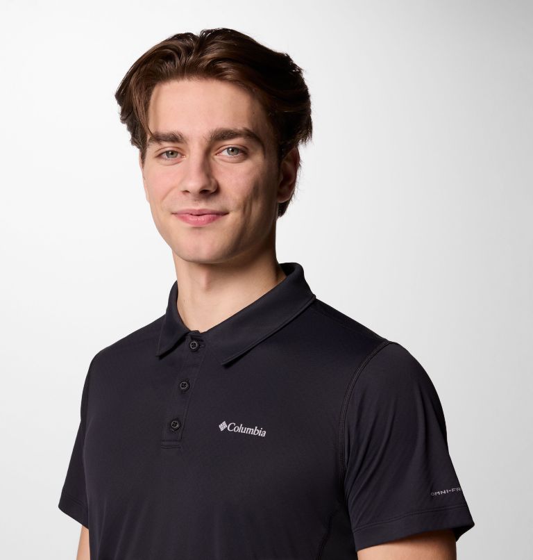 Men's Zero Rules Light Technical Polo, Color: Black, image 4