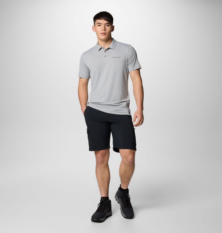 Homme Polo utilitaire Tech Trail, Color: Columbia Grey, image 2