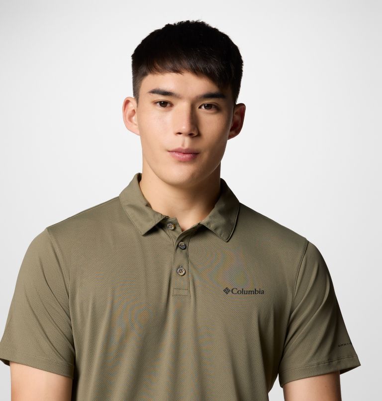 Polo Tech Trail Utility da uomo, Color: Stone Green, image 5