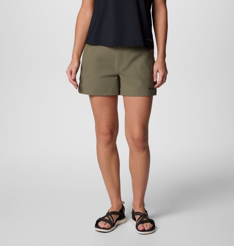 Short de Randonnée en Nylon Brea Falls Femme, Color: Stone Green, image 1