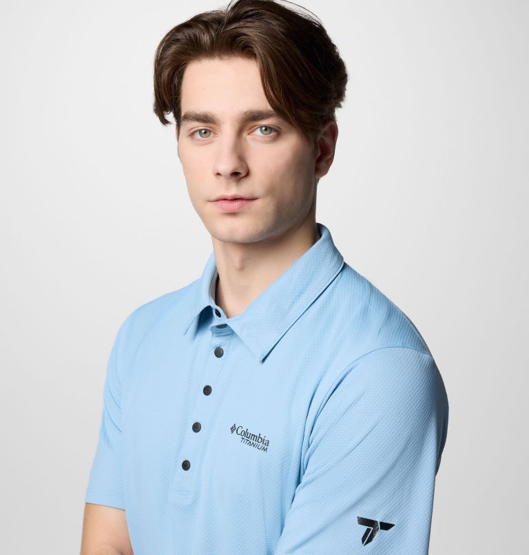 Homme Polo Summit Valley, Color: Ripple Blue, image 5