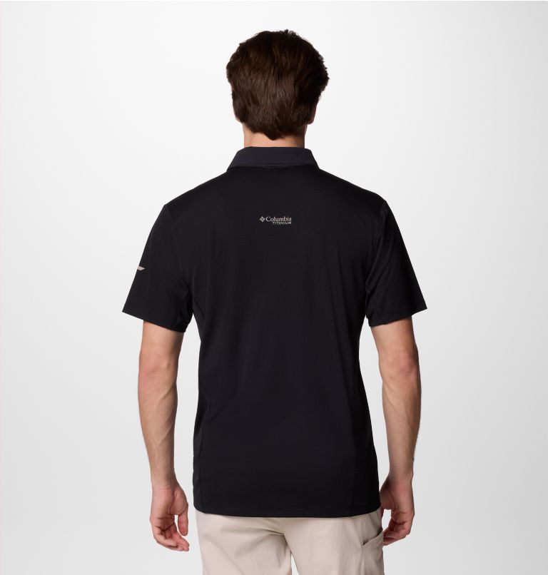 Men's Cirque River Pro Polo, Color: Black, image 2