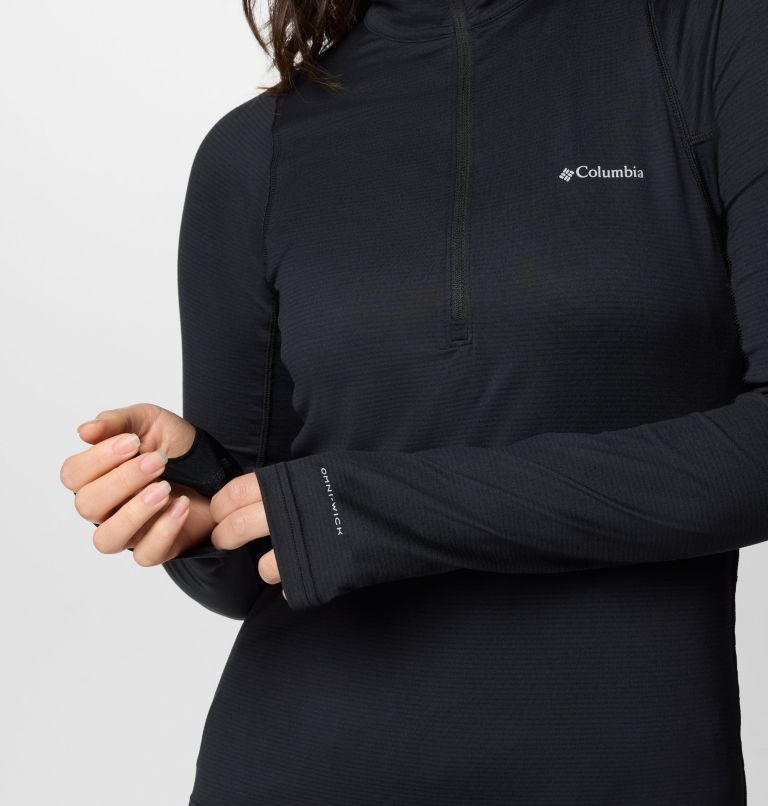 Women's Weekend Ascent Half Zip Shirt, Color: Black, image 5